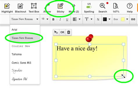 Image result for Add Sticky Note to PDF