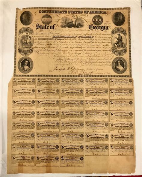 Financing the Civil War - Confederate Bonds — Old School History Museum