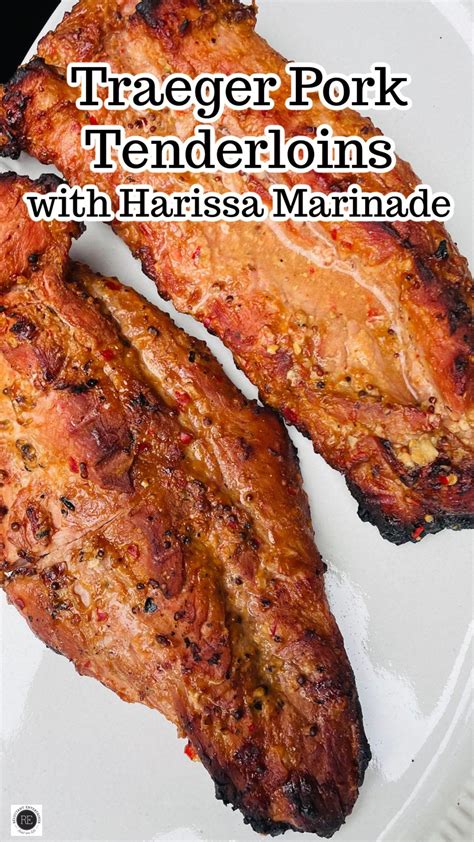 Traeger Pork Tenderloins with Harissa Marinade | Recipe | Traeger pork ...