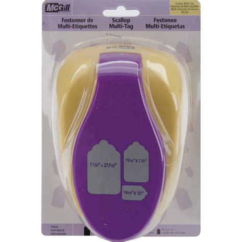 McGill® Scallop Multi Tags Stacking Lever Punch | Michaels