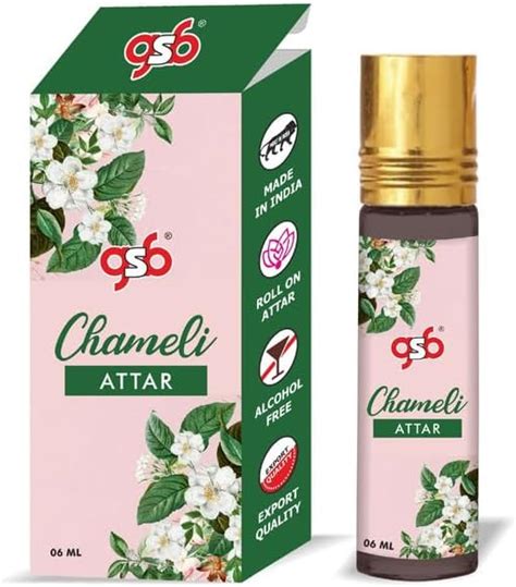 GSB Chameli Pure Natural Attar/Itra/Perfume Roll On | Alcohol Free ...