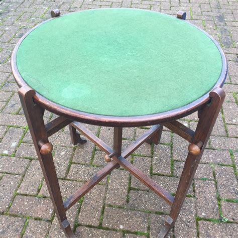 Round Folding Card Table