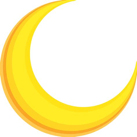 Shiny yellow moon on white background. 24327845 Vector Art at Vecteezy