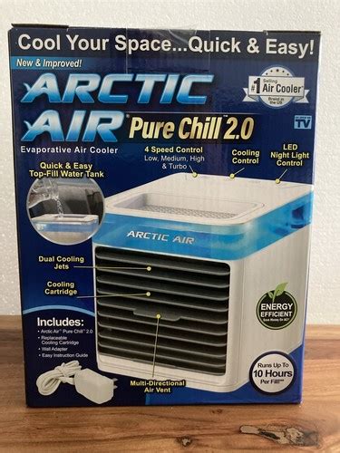 Buy Arctic Air AAPC-MC4 10 inch Air Cooler White Built-in LED 7 Color ...