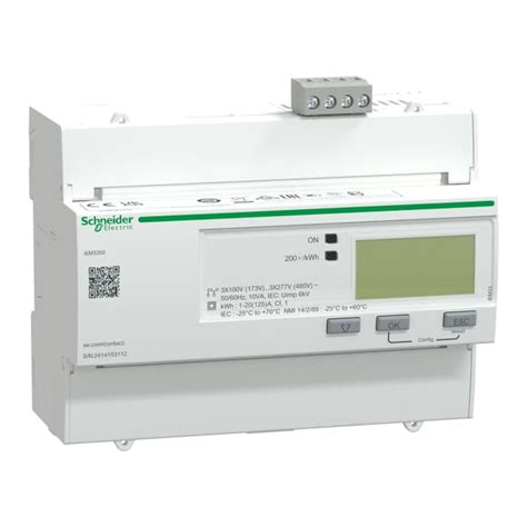 A9MEM3350 Schneider Electric | Schneider Electric 3 Phase LCD Energy ...