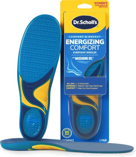 Amazon.com: Dr. Scholl's Custom FiT Comfort Insoles, Low Arch Support ...