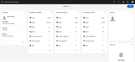 Managing Translation Projects | Adobe Experience Manager