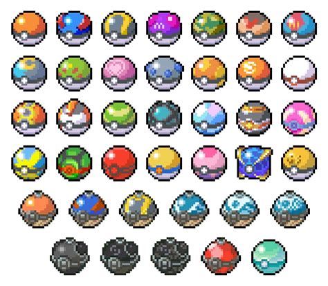 1.5" Pokémon Pokéball Pattern Sprite PC Icon Pixel Glossy Waterproof ...