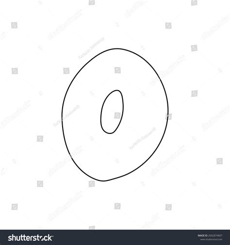 Letter O Drawing Vector Illustration Stock Vector (Royalty Free) 2002874807 | Shutterstock
