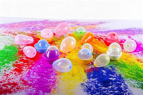 Indian holi Festival Water Balloon s in-bowl With colorful Gulal-powder ...