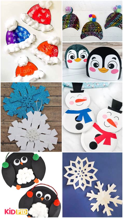 Easy Winter Crafts for Kids - Kidpid
