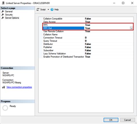 Image result for Linked Server Configuration SQL Server Oracle