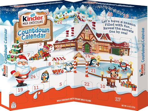 Buy Kinder Joy Christmas Advent Calendar, Chocolate Candy Treats Inside ...