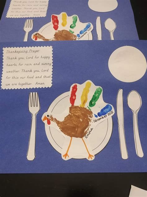 17 thanksgiving placemats crafts kids can make – Artofit