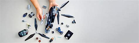 LEGO 76162 Super Heroes Marvel Widow's Helicopter Chase Building Set ...