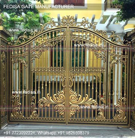 Gate Design Lohe Ke Darwaje Ka Design Gate Handle Design Boundary Wall ...