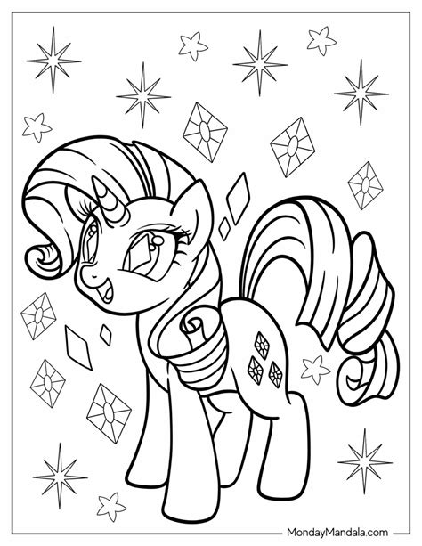 Mlp Coloring Pages Rarity [2025]