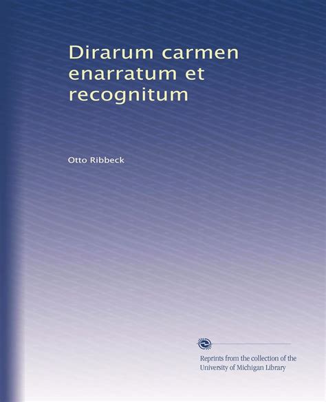 Amazon.in: Buy Dirarum carmen enarratum et recognitum Book Online at ...
