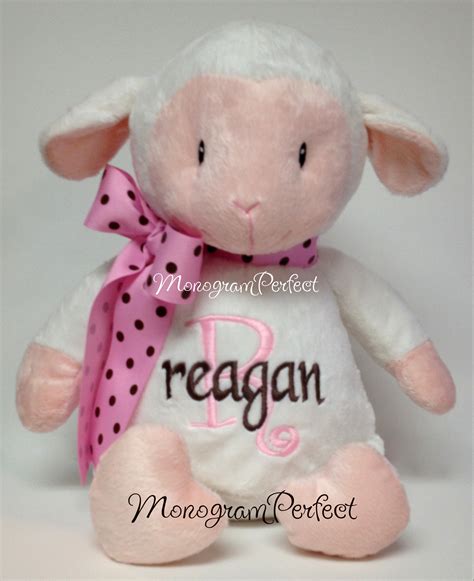 Personalized Lamb Stuffed Animal — MonogramPerfect