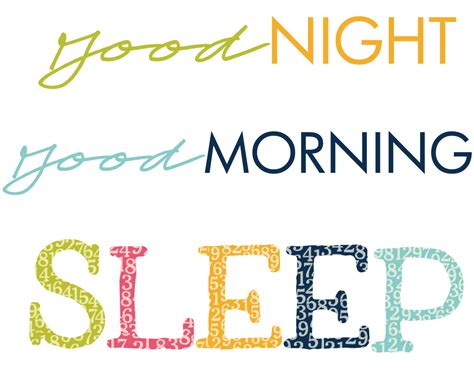 good night in morning - Clip Art Library