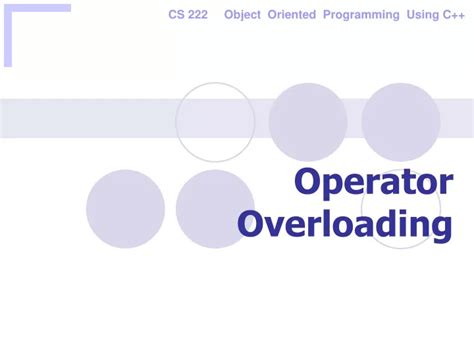 Image result for Operator Overloading Images for PPT