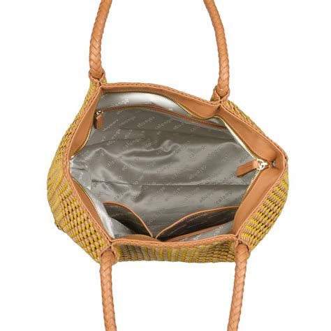 Calonge - Handwoven Moulinet Leather Shoulder Bag - Women