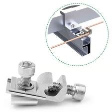 Solar Panel Mounting Bracket Clamps Grounding Lug India | Ubuy
