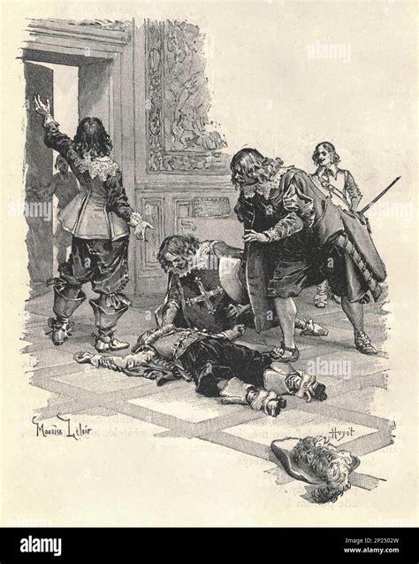 THREE MUSKETEERS. /D'Artagnan, Athos, Aramis, and Porthos. Illustration ...