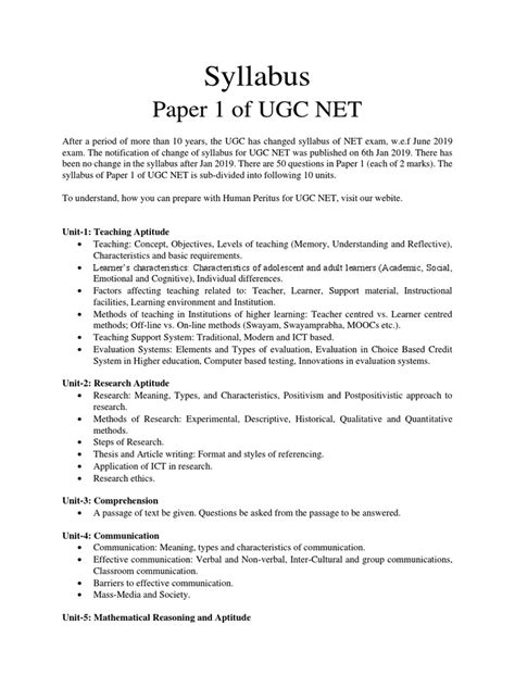 UGC Net Syllabus Paper 1 PDF 的图像结果