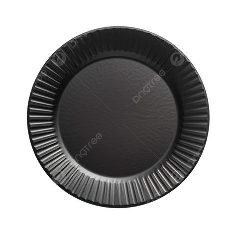 Black Paper Plate, Black, Dish, Empty PNG Transparent Image and Clipart ...