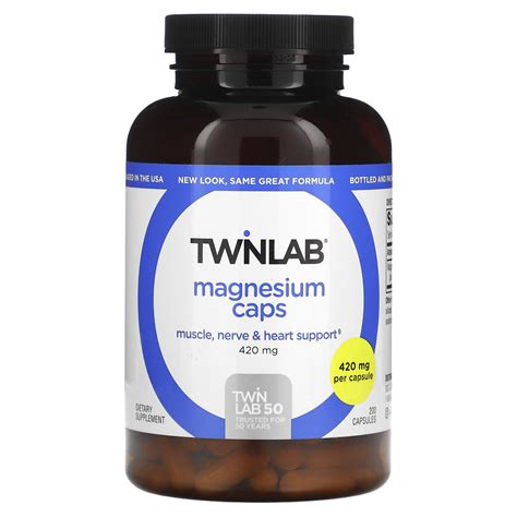 Twinlab Magnesium 400 Mg 200 Cp (pack Of 1) - Harvest Natural Foods