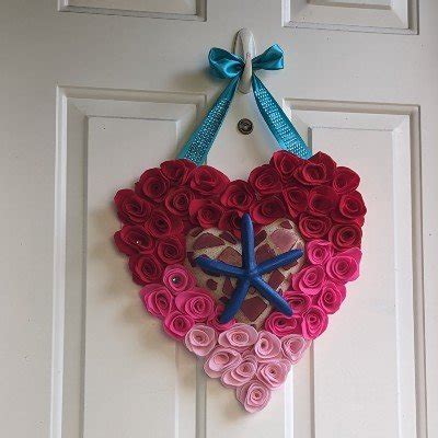 Salish "Heart of the Sea" Valentines Day Door Wreath, Bishop Park ...