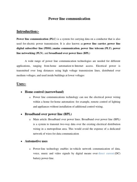 Image result for Power-line Communication Basics