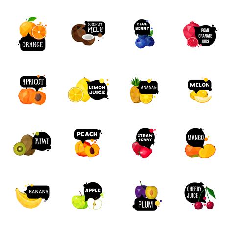 Fruits Name Vector at Paula Silber blog