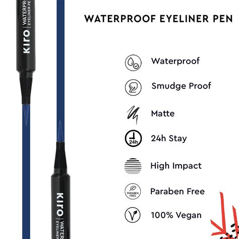Buy Liquid Pen Eyeliner, Waterproof soft matte Eyeliner -Azure Blue 03 ...
