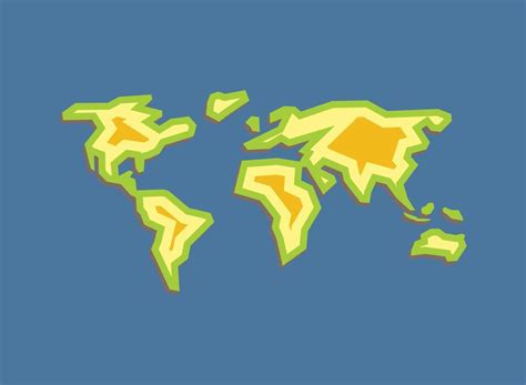 Image result for Simple World Map Vector