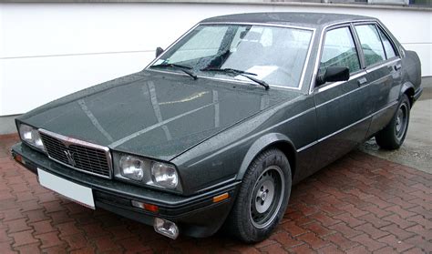Maserati Biturbo technical specifications and fuel economy