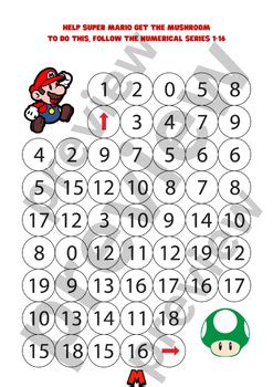 Image result for Mario Math Problems Printable