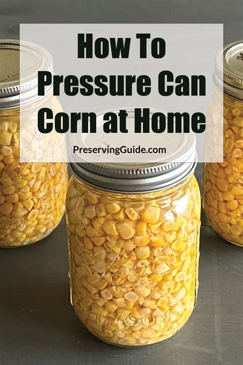 Image result for Canning Corn Tutorial