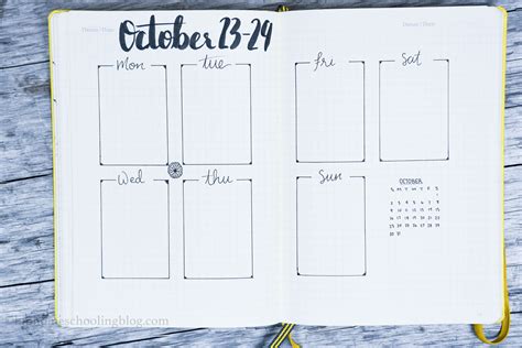 Image result for Bullet Journal Weekly Task Layout