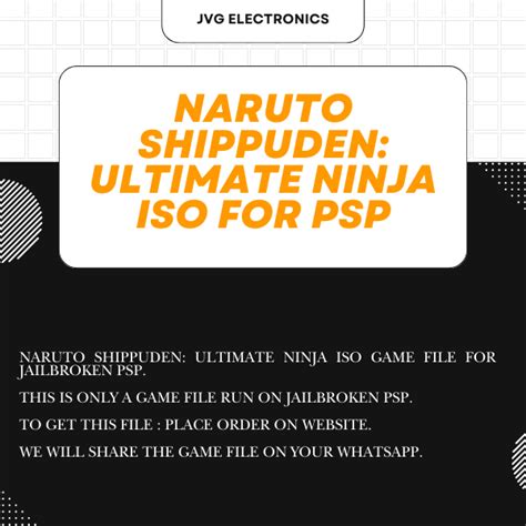 Download NARUTO SHIPPUDEN: Ultimate Ninja ISO File For PSP