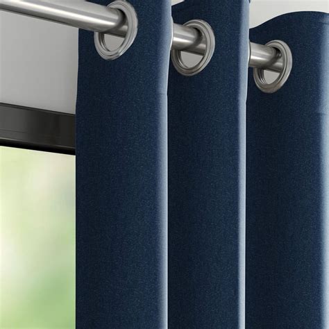 Buy D'DECOR Raphael- Blue Plain Opaque Door Curtain- 225x135cm from D ...