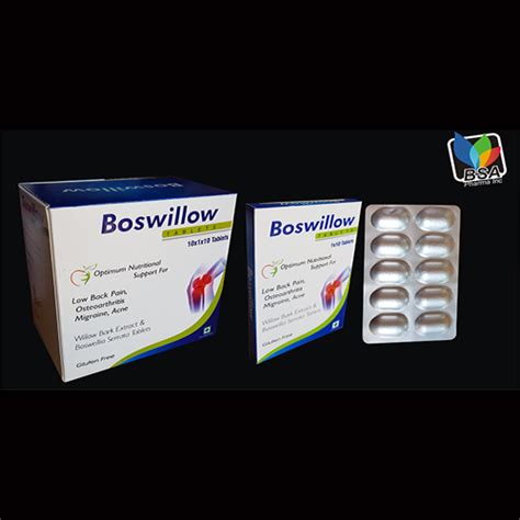 BOSWILLOW Tablets BSA Pharma Inc.
