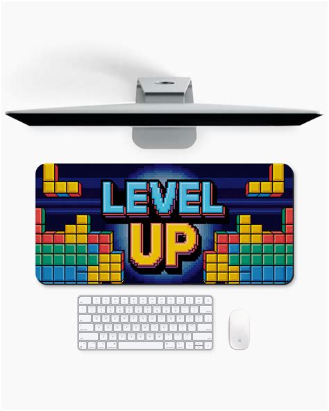 Level Up Retro Pixel Gaming Desk Mat – MW Stuffs