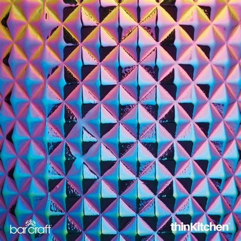 BarCraft Tropical Chic Rainbow Studded Boston Cocktail Shaker, 300m...