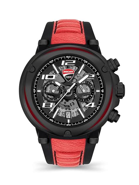 Ducati Analog Black Dial Men's Watch-DTWGO0000201 : Amazon.in: Watches