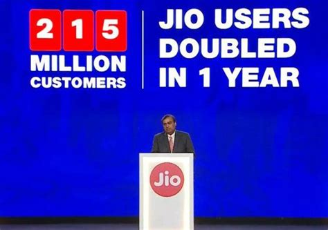 Reliance Jio reaches over 215 million subscribers, Mukesh Ambani ...
