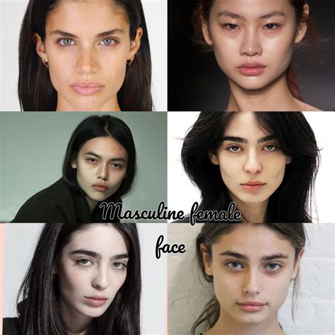 Masculine female face by Aatisticc in 2025 | Woman face, Male face ...