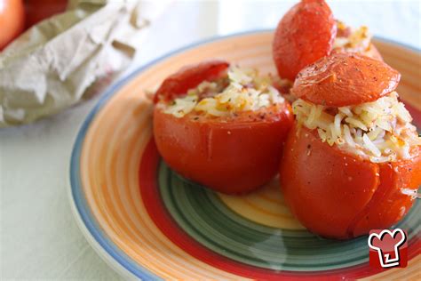 Reis-gefüllte tomaten ist eine Beilagen von My Italian Recipes
