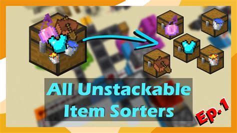 Image result for Minecraft Sorting System Non-Stackable Items